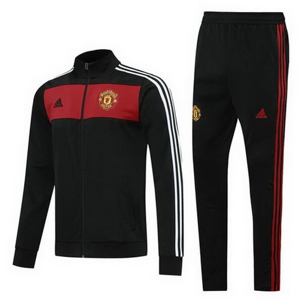 Tuta Calcio Manchester United 20/21 Nero Rosso